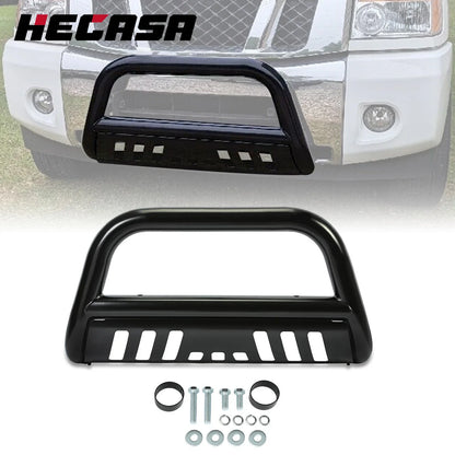 Grille Guard Push Bumper for Nissan Titan/Armada 2004-2015 Black Bull Bar