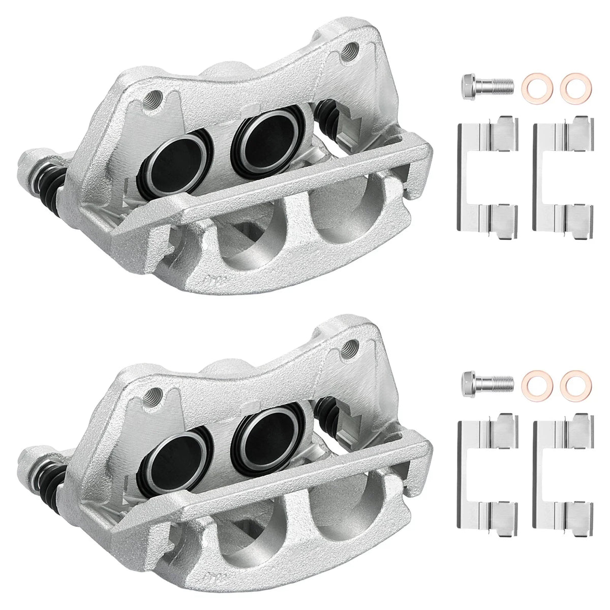 Front Left Right Brake Calipers with Brackets for 2009-2015 Honda Pilot