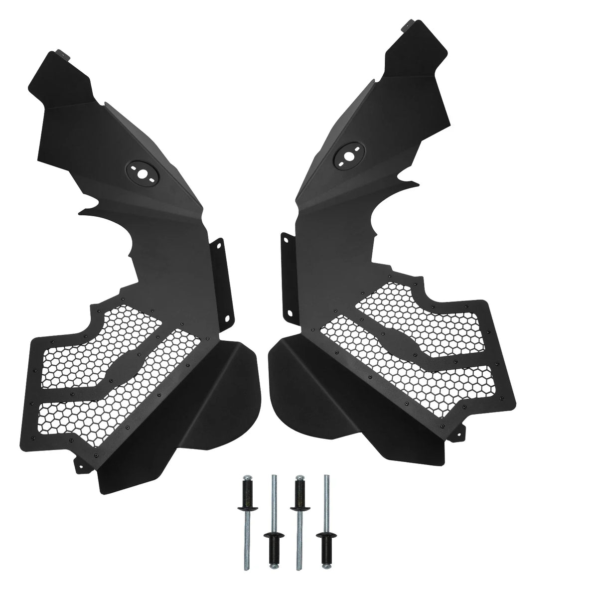 Front Aluminum Inner Fender Liners for Jeep Wrangler JK JKU (2007–2018)