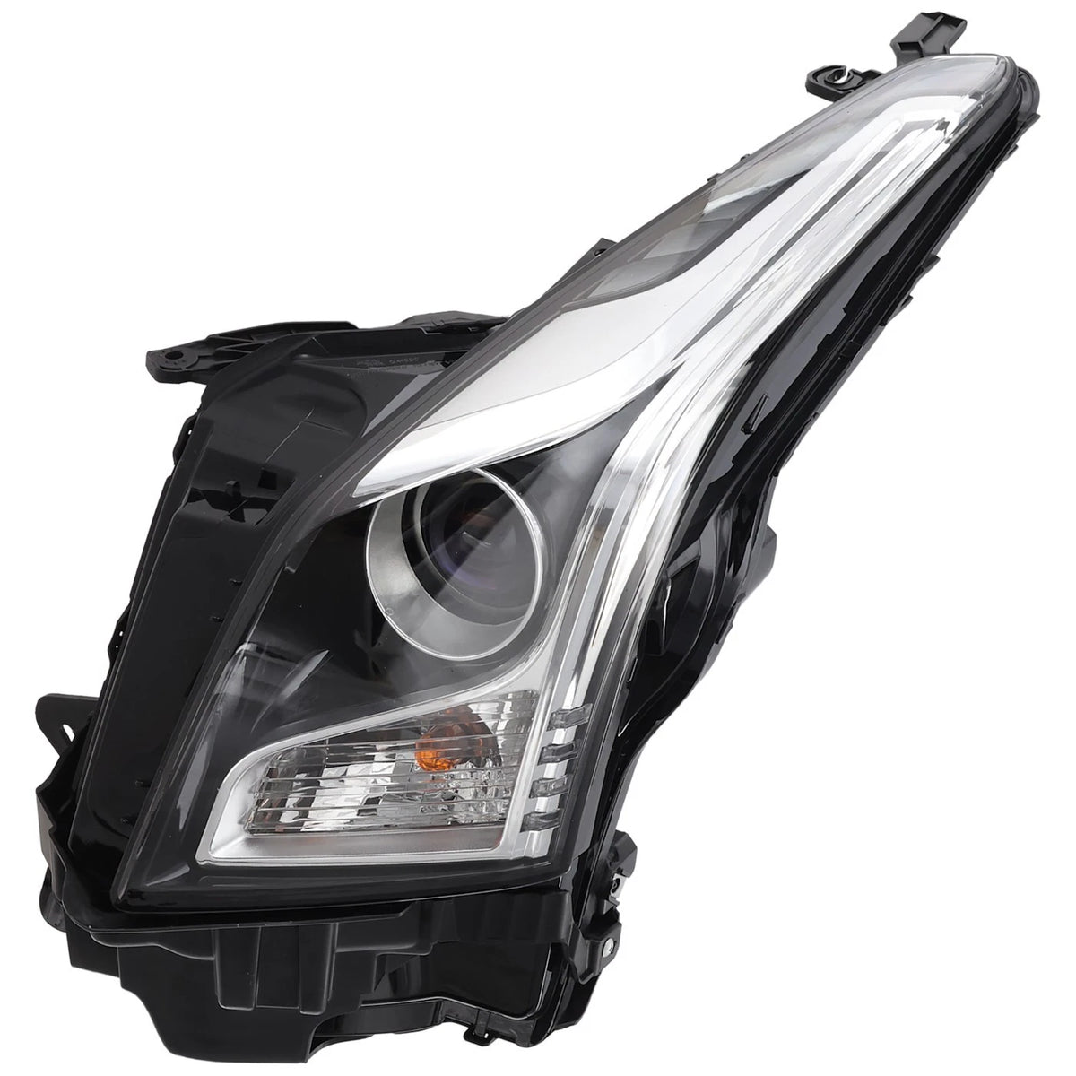 Driver Side Headlight for Cadillac ATS (2013–2018) Halogen with Bulb