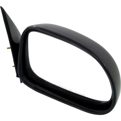 Manual Passenger Side Mirror in Textured Black for Dodge Dakota 1997-2004