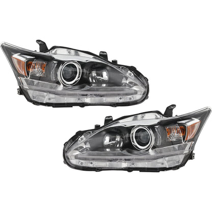 Headlight Set of 2 for Lexus CT200h (2011–2017) - Left & Right with Bulb