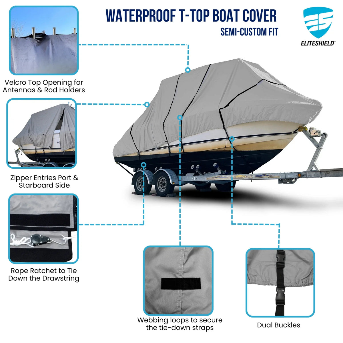 Boat Cover for Sea Fox 208 RX (Dry-Tech)