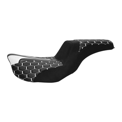 Rider Passenger Seat for Harley Dyna (2006-2017) Super Wide Glide