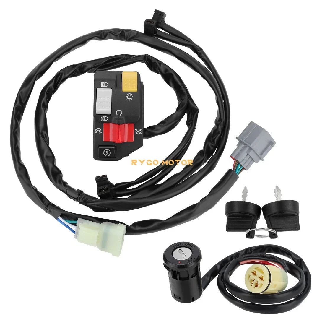 Left Handlebar Kill Switch & Key Switch for Honda Rancher 350 (2006)