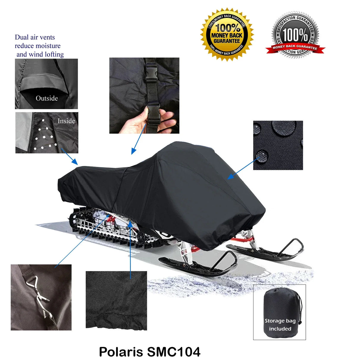 Storage Cover for Polaris Shift 550 600 (2007–2014) Breathable Durable