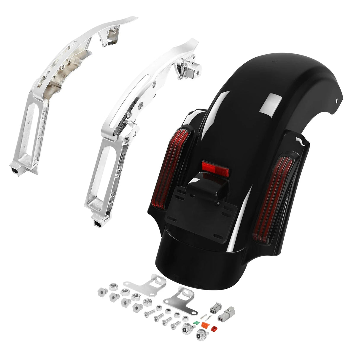 Rear Fender LED Light Support Bracket for Harley CVO Street Glide 2014-2024