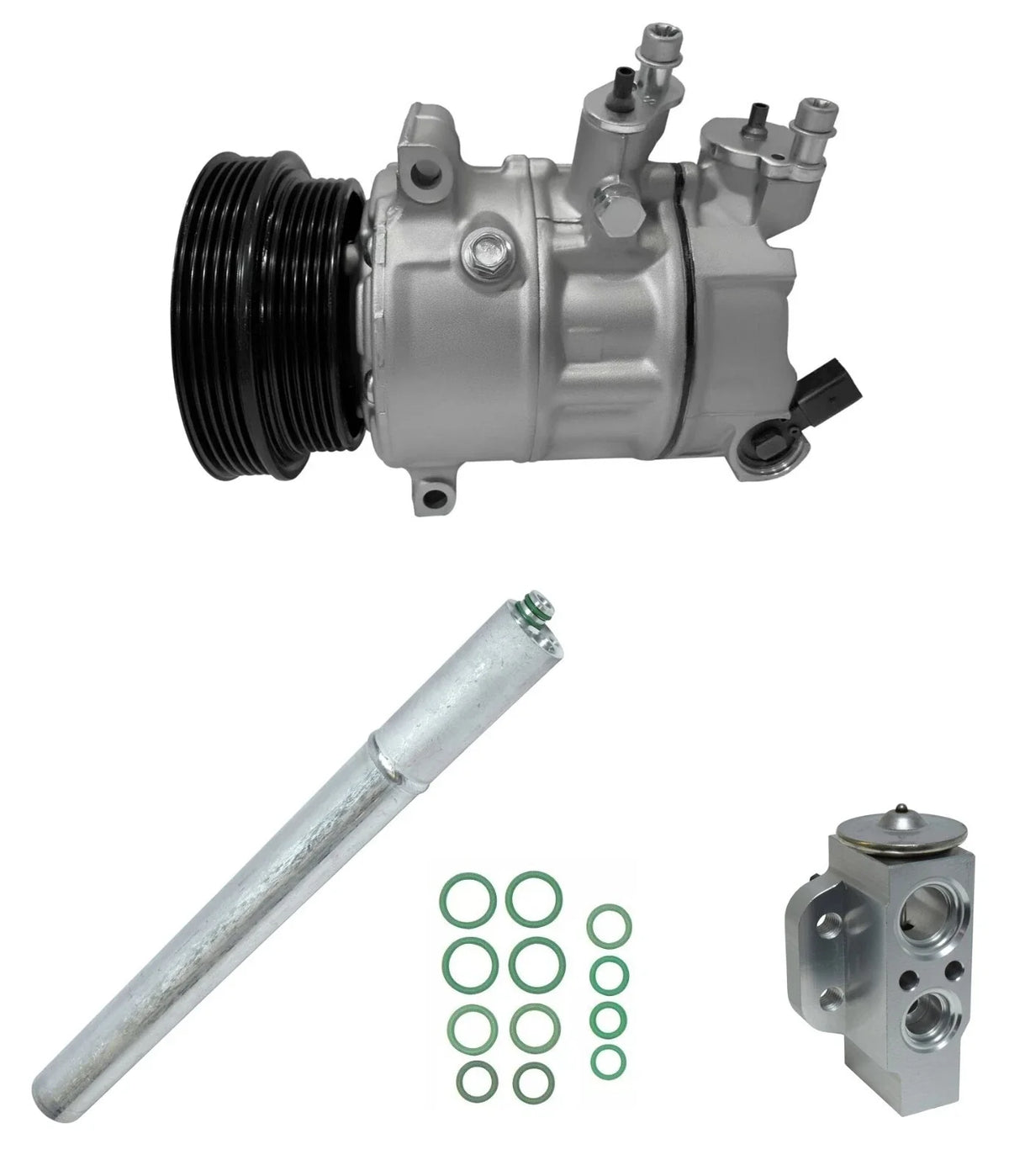 A C Compressor Kit Replacement for Volkswagen Golf Sportwagen 2.5L (2013–2017)