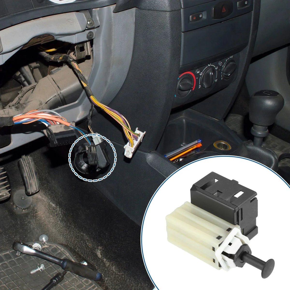Stop Lamp Switches (2 Pack) for Dodge Avenger 2013-2014