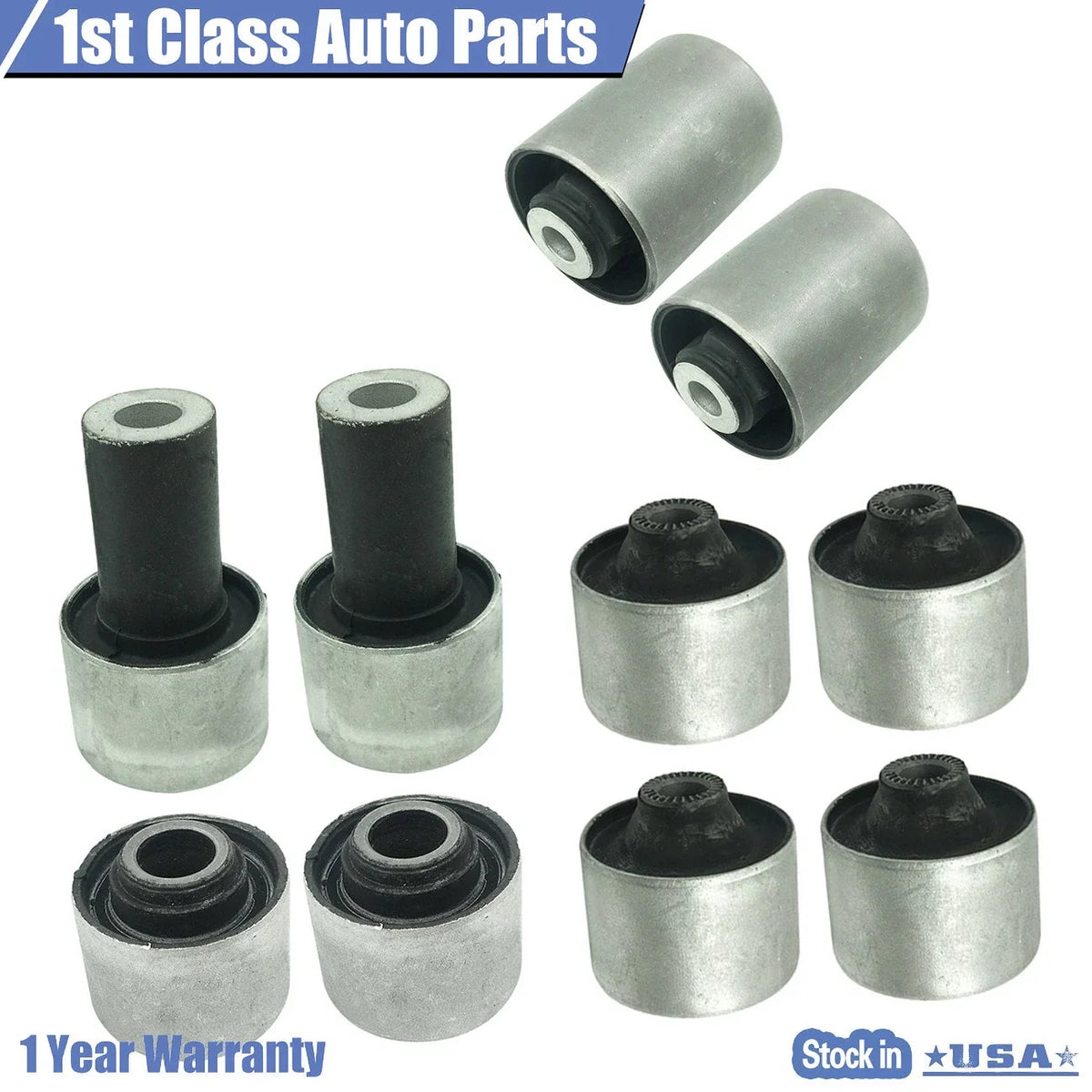 10PCS Control Arm Bushing for Lexus LS460 LS600H (2007–2016)
