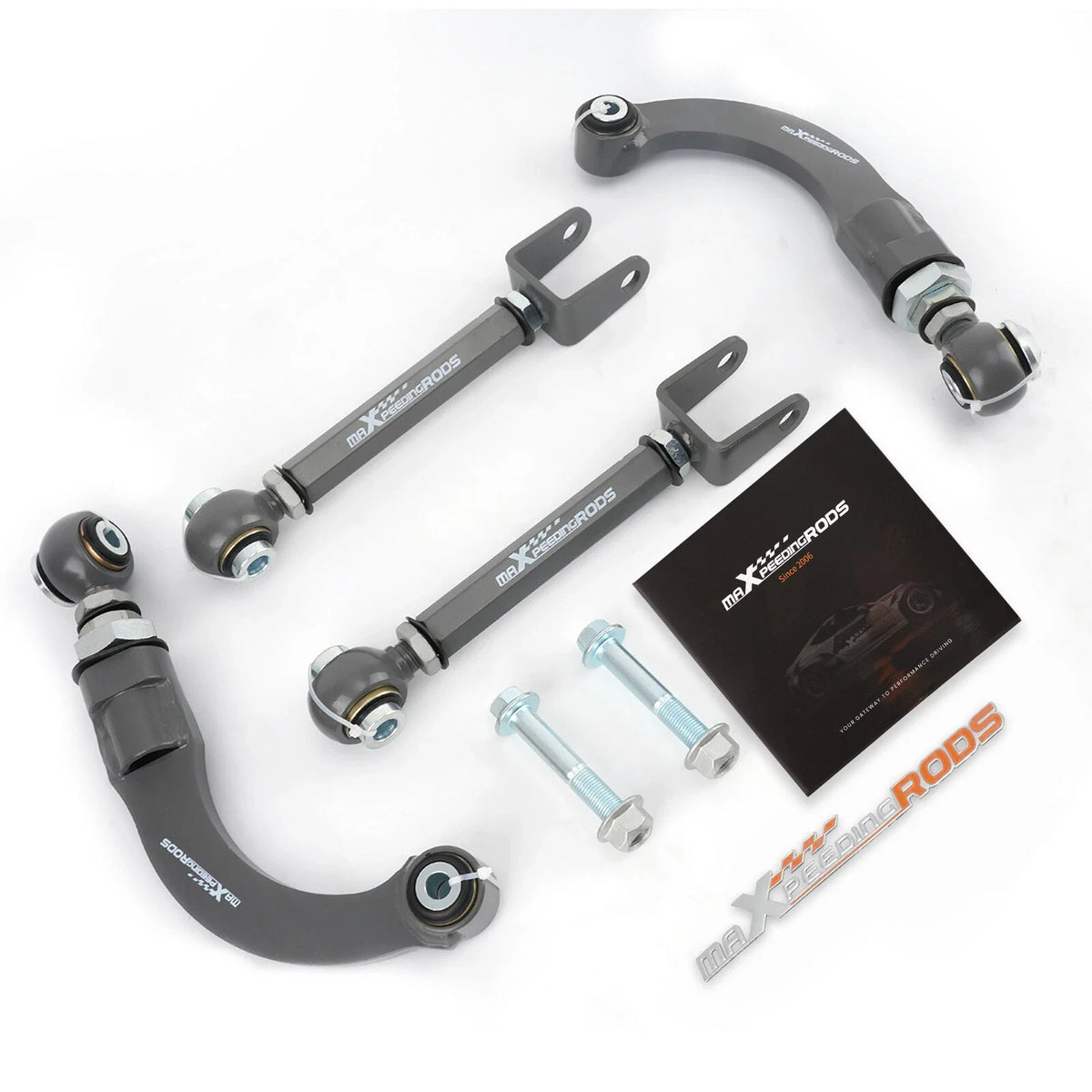 Camber Toe Arms Kit Adjustable for 2015-2023 Ford Mustang S550