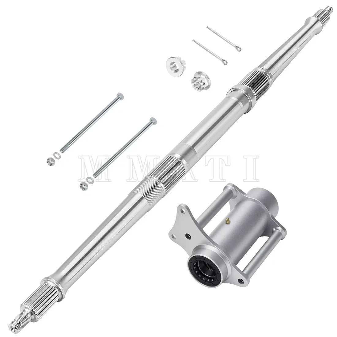 Rear Carrier Hub with Axle Shaft & Bolts for Yamaha YFS200 Blaster 1988-2002