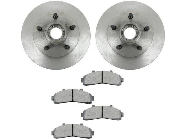 Front Brake Pad and Rotor Kit for Mazda B2500 (2001) TX543FV