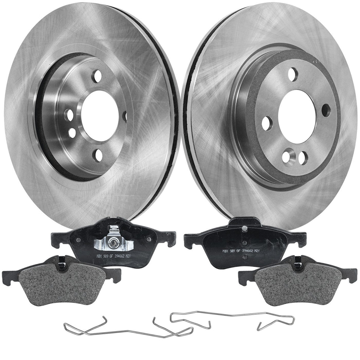 Front Brake Pad and Disc Set - Semi-Metallic for Mini Cooper 2007-2008
