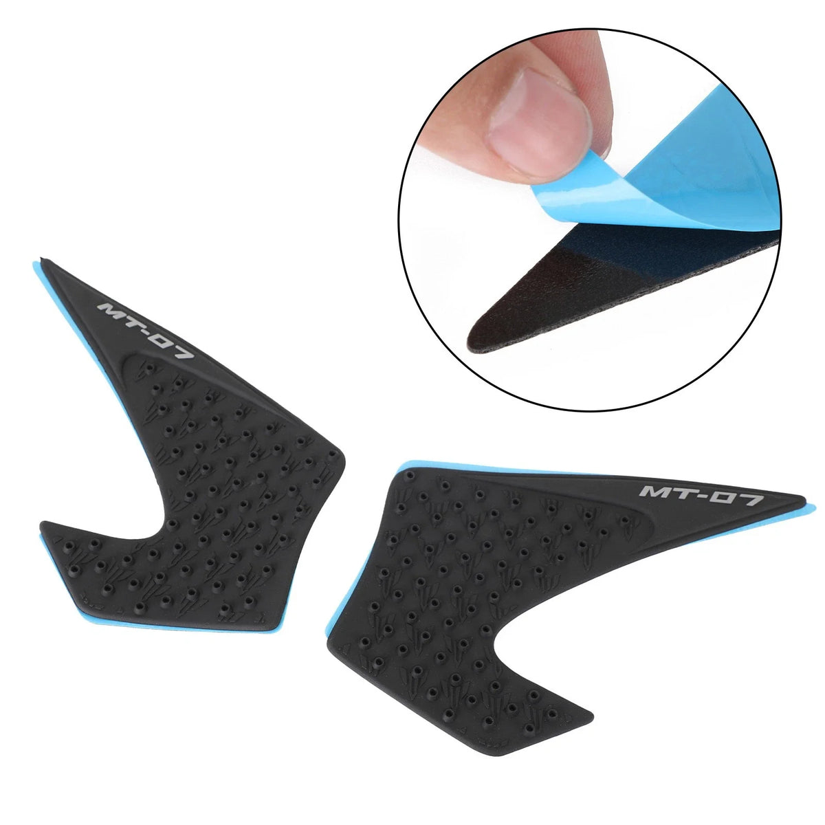 Side Fuel Knee Grip Protector Traction Tank Pads for Yamaha MT-07 (2013–2016)