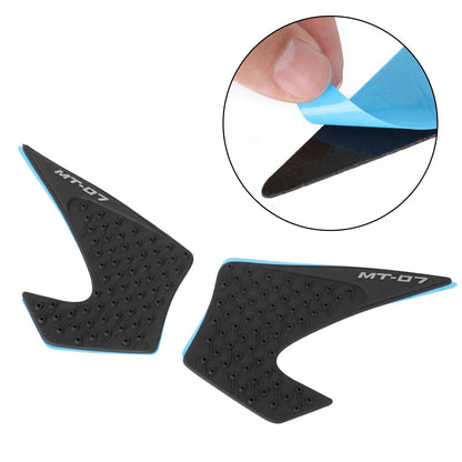 Side Fuel Knee Grip Protector Traction Tank Pads for Yamaha MT-07 (2013–2016)