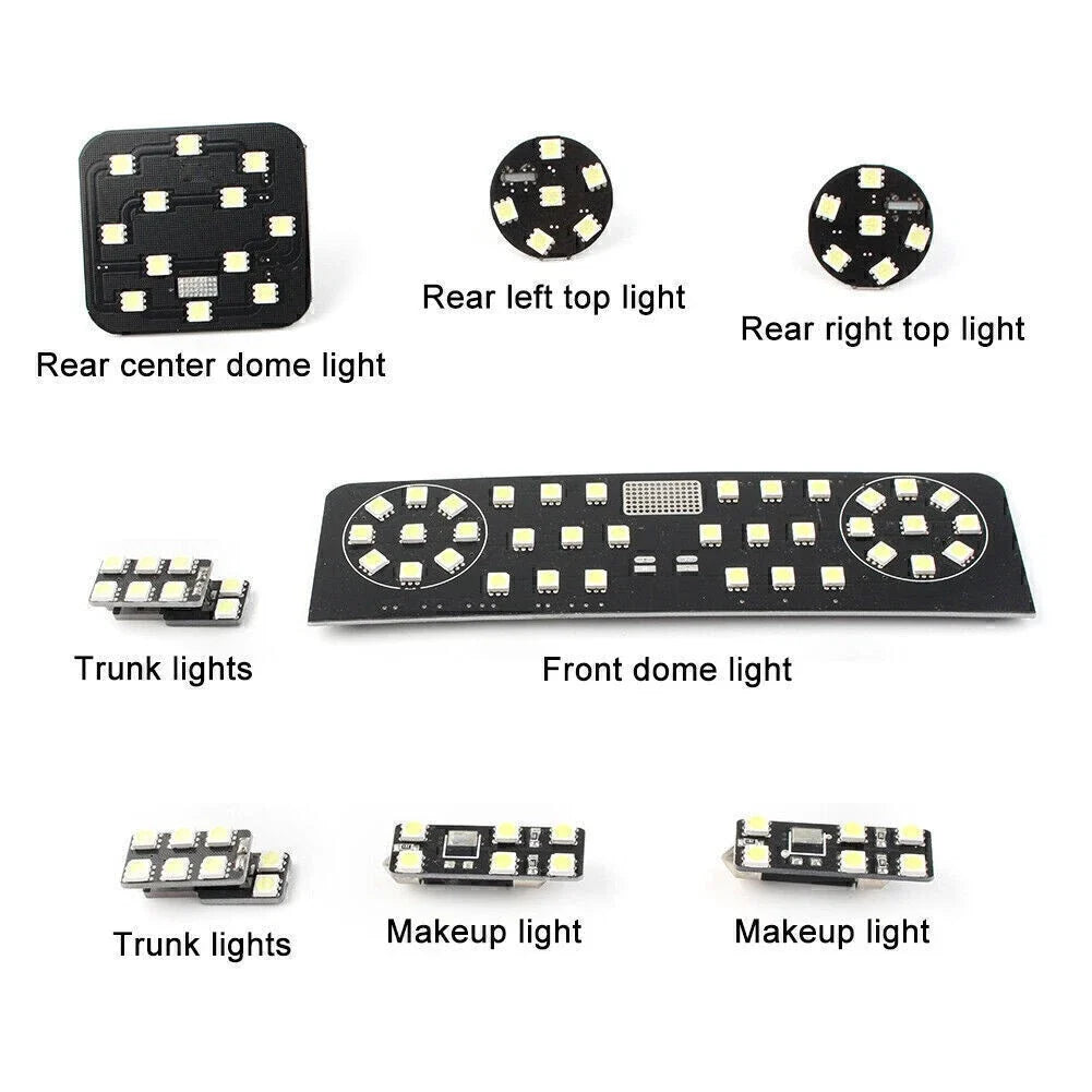 2X 88-SMD LED Interior Lights for VW MK6 CC (2009–Present)