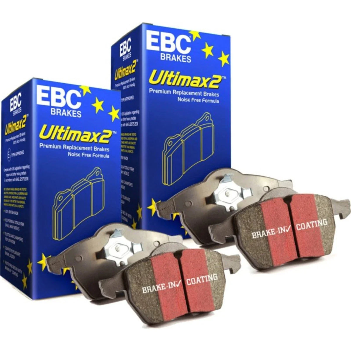 Set of 2 Brake Pads for Ford Transit Connect, Escape