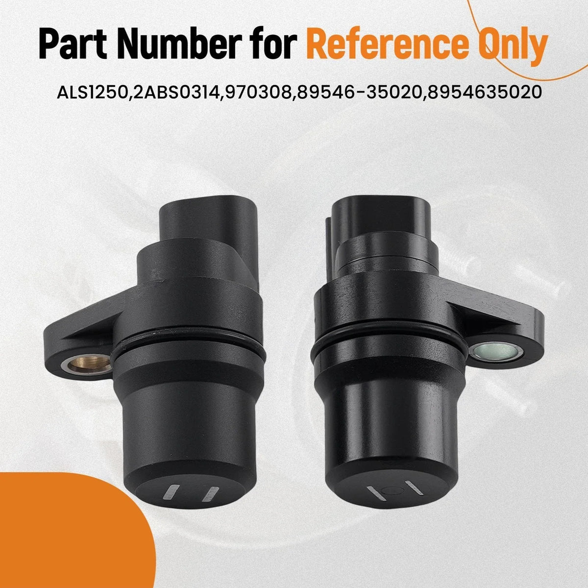 2pc ABS Wheel Speed Sensor Rear for Toyota T100 Tacoma (1998–2004) ALS1249