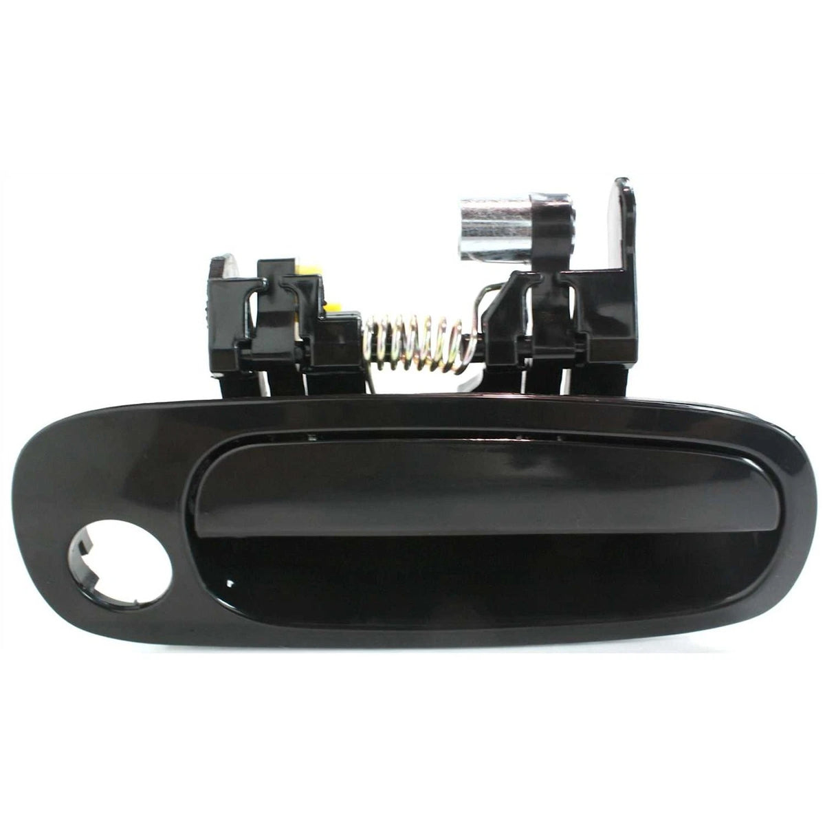 Set of 2 Door Handles for Chevy (Front Driver & Passenger Side) Smooth Black