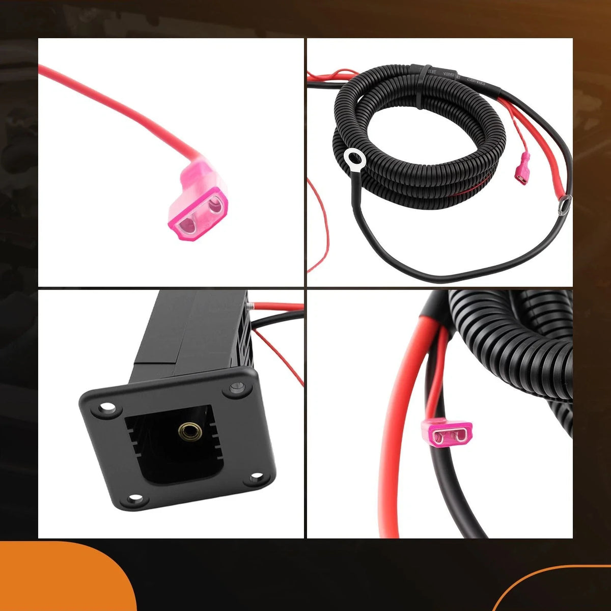 Charging Receptacle with Harness for Golf Cart EZGO TXT 2000-2023