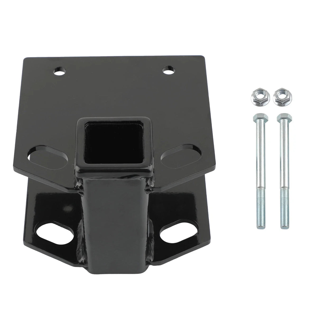 Trailer Hitch Receiver Adapter for RV Bumper (Fits 2" Receiver)