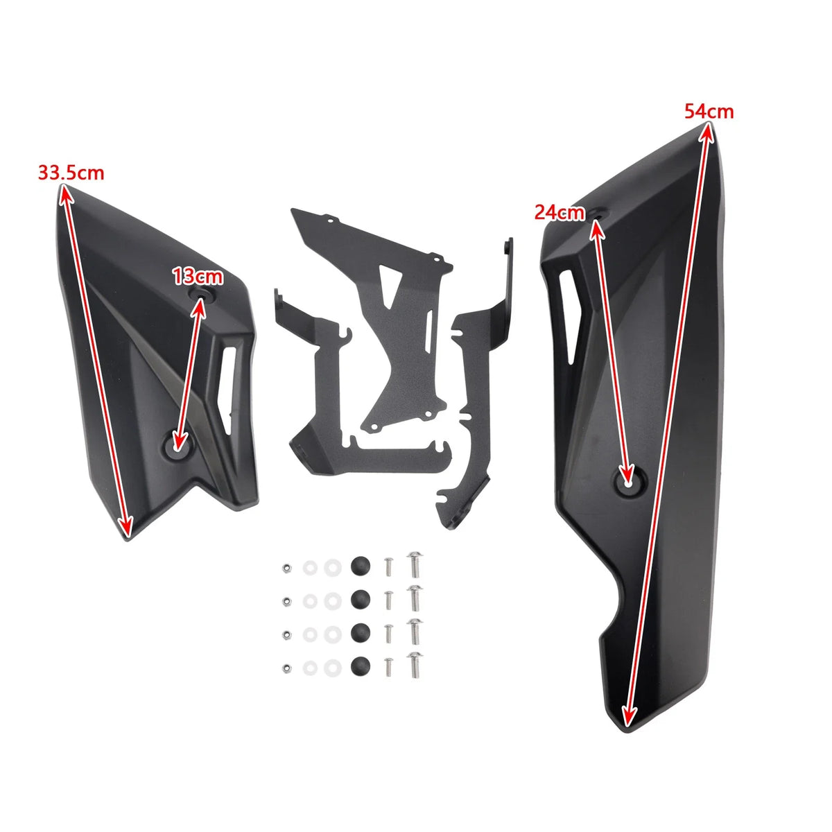 Lower Pan Engine Decorative Plate Cover for CB750 Hornet (2023–2024) Black