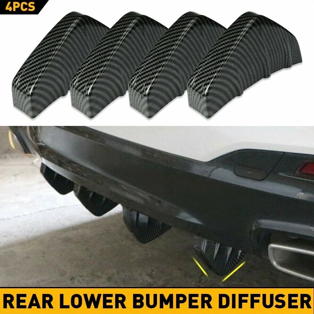 Bumper Diffuser Spoiler Lip Wing Splitter for AUXIO Shark 5-Fin