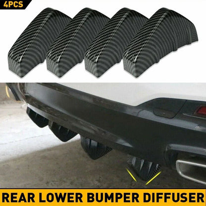 Bumper Diffuser Spoiler Lip Wing Splitter for AUXIO Shark 5-Fin