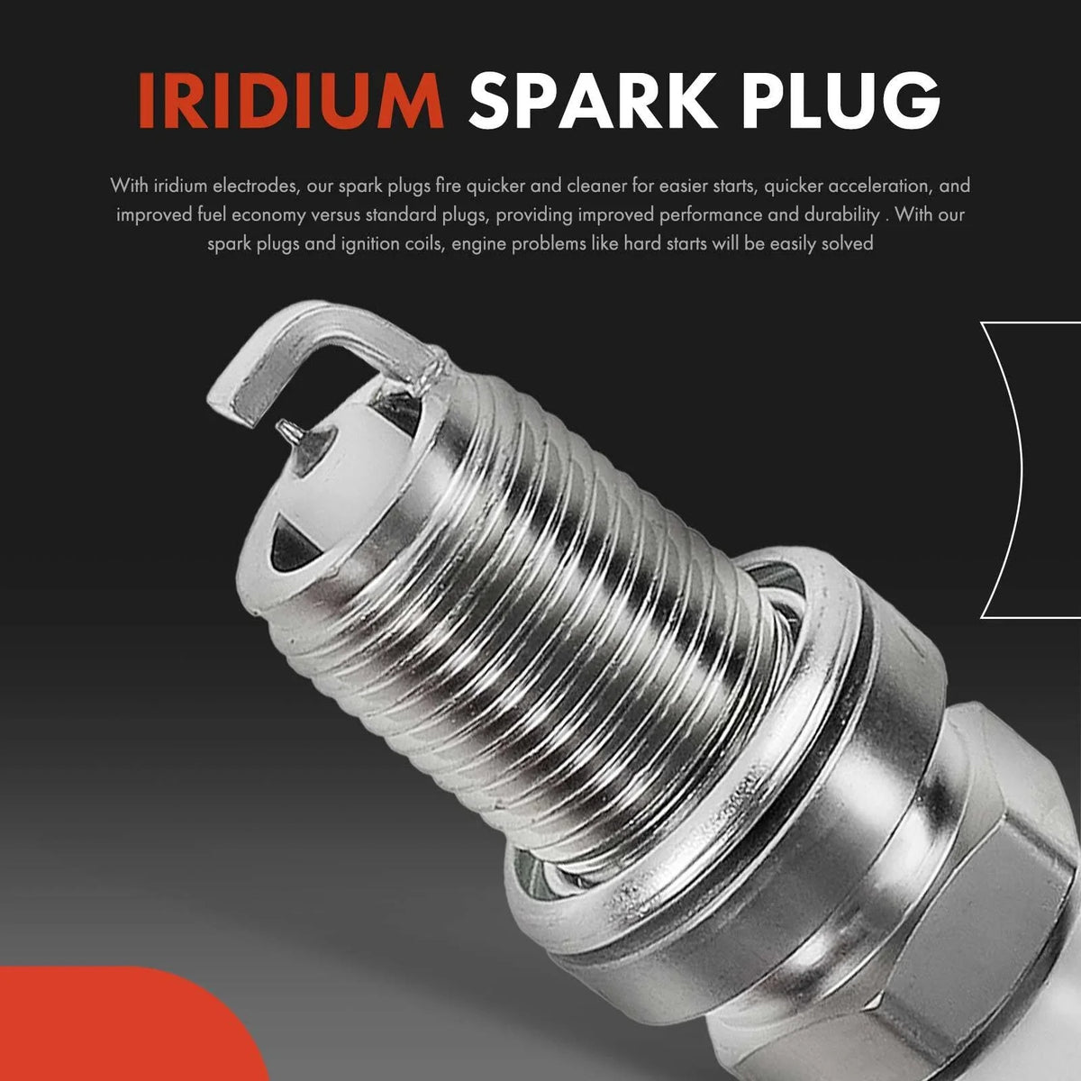 8X Iridium Spark Plugs with 2X Ignition Coils for Ford Explorer