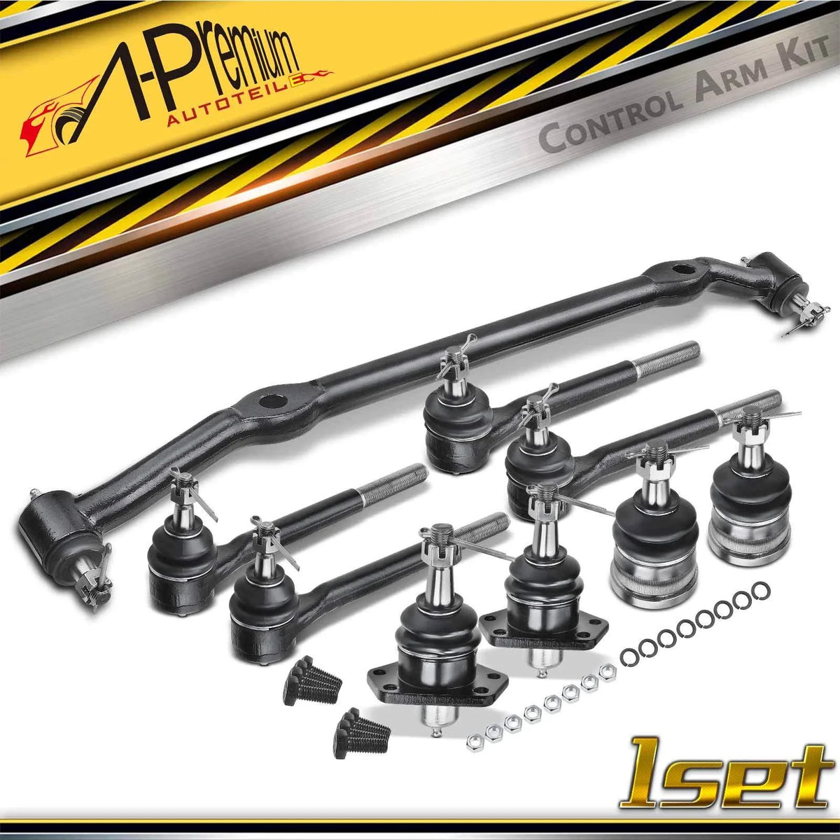 9x Inner & Outer Ball Joint Tie Rod End for Chevy Malibu (1979–1983)