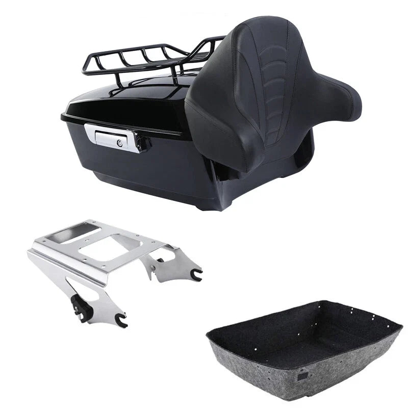 Backrest Rack Mount for Trunk on Harley Road King Glide 2009-2013
