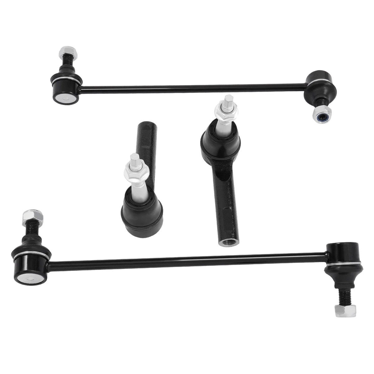 Sway Bar End Link & Outer Tie Rod End Kit - 4PC for 2010-2017 Chevy Equinox