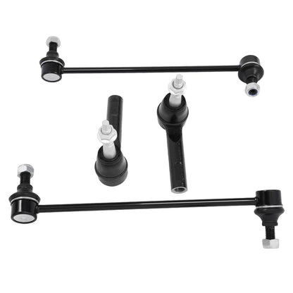 Sway Bar End Link & Outer Tie Rod End Kit - 4PC for 2010-2017 Chevy Equinox