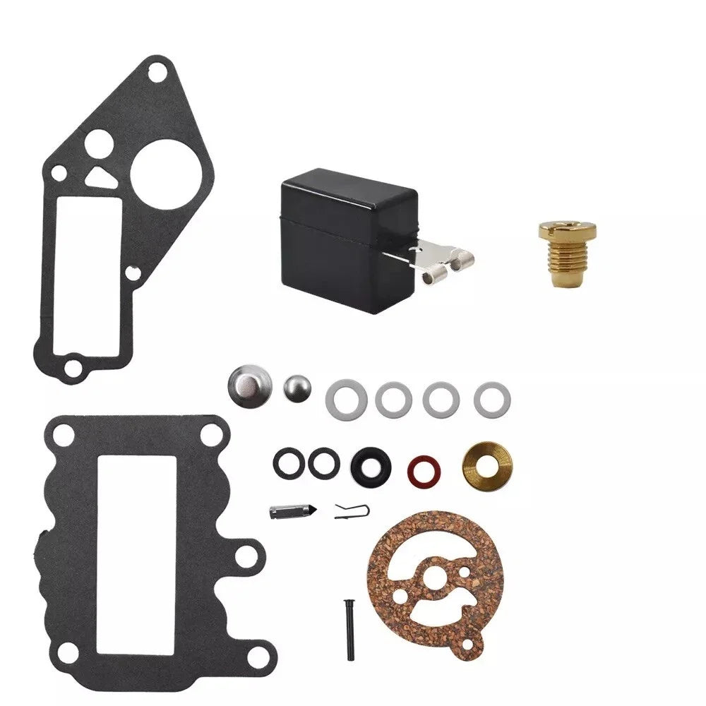 Carb Kit w Float 382048 for Johnson Evinrude OMC Outboard 9.5 (Year Range)