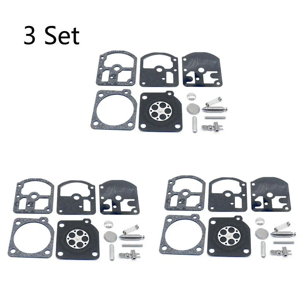 3X Carburetor Kit for Zama RB-3, Homelite 330, C1S-H2A