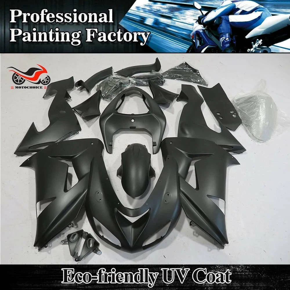 Fairing Kit for Kawasaki Ninja ZX10R (2006–2007) Matte Black