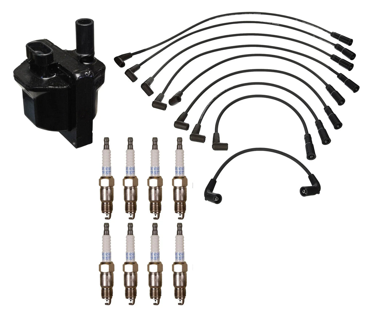 Denso Ignition Coil & Wire Set for GMC Chevy 5.7 V8 (1996–2002)