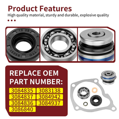 Water Pump Seal Kit 3084837 for Polaris 500, 400 Sportsman