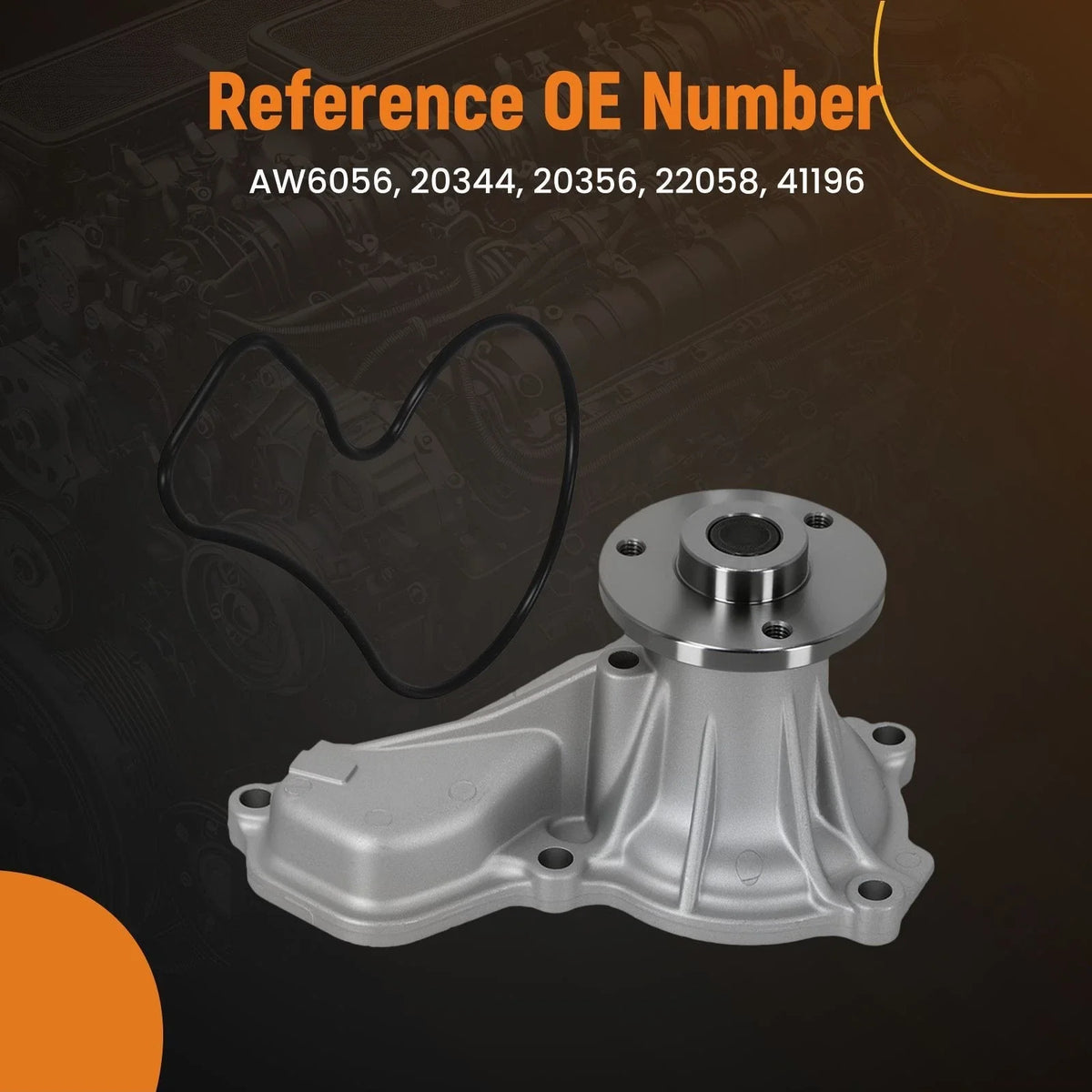 Water Pump for Honda Civic EX-L LX-S 2009-2011 20356 AW6056