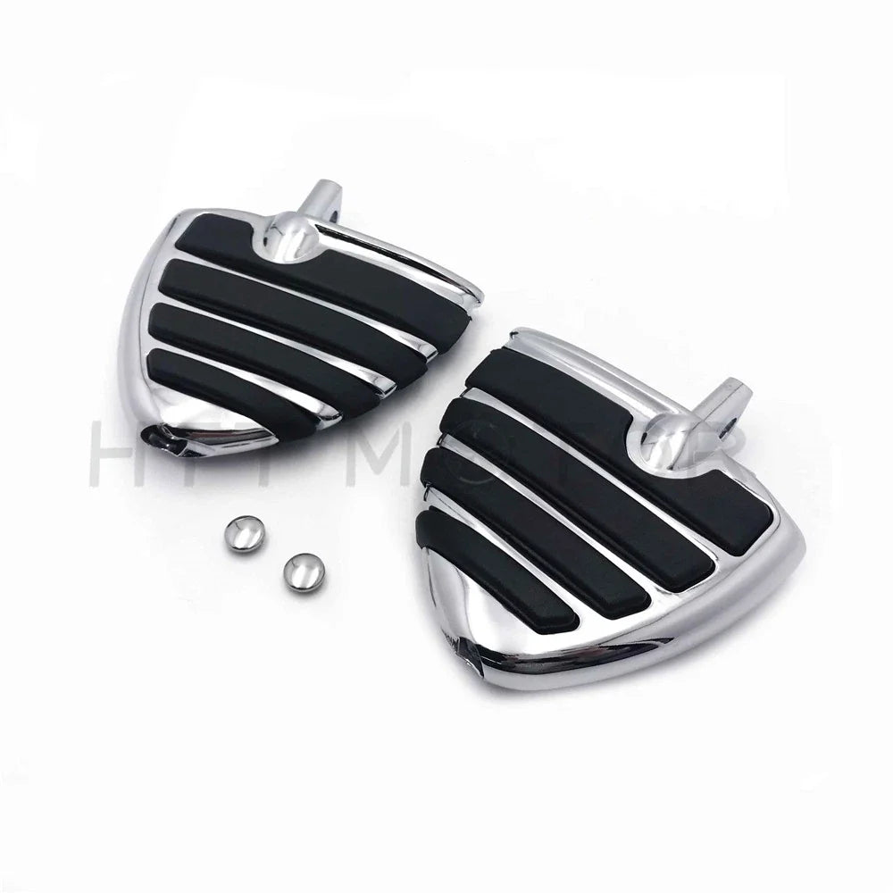 Pair Chrome Foot Rest Pegs for Harley Davidson