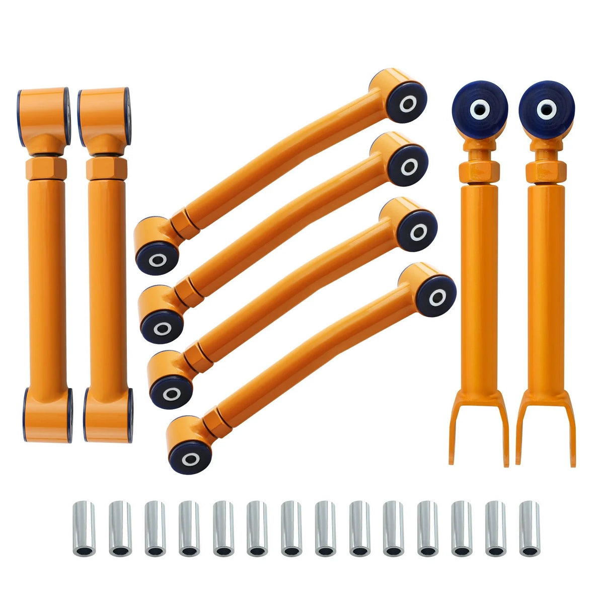 Set of 4 Adjustable Control Arms for Jeep Wrangler TJ (1997–2006)