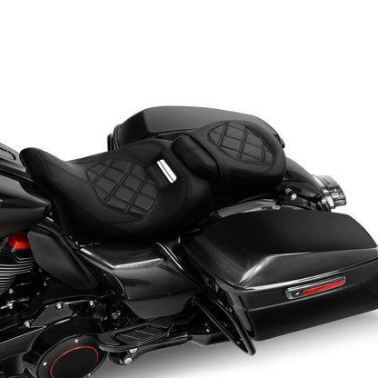 Low Profile Driver and Passenger Seats for Harley Street Glide 2009-2023