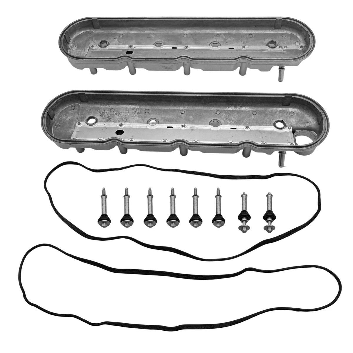 Aluminum Engine Valve Cover Set for Cadillac CTS, Chevy Corvette, Camaro (2009–2015)