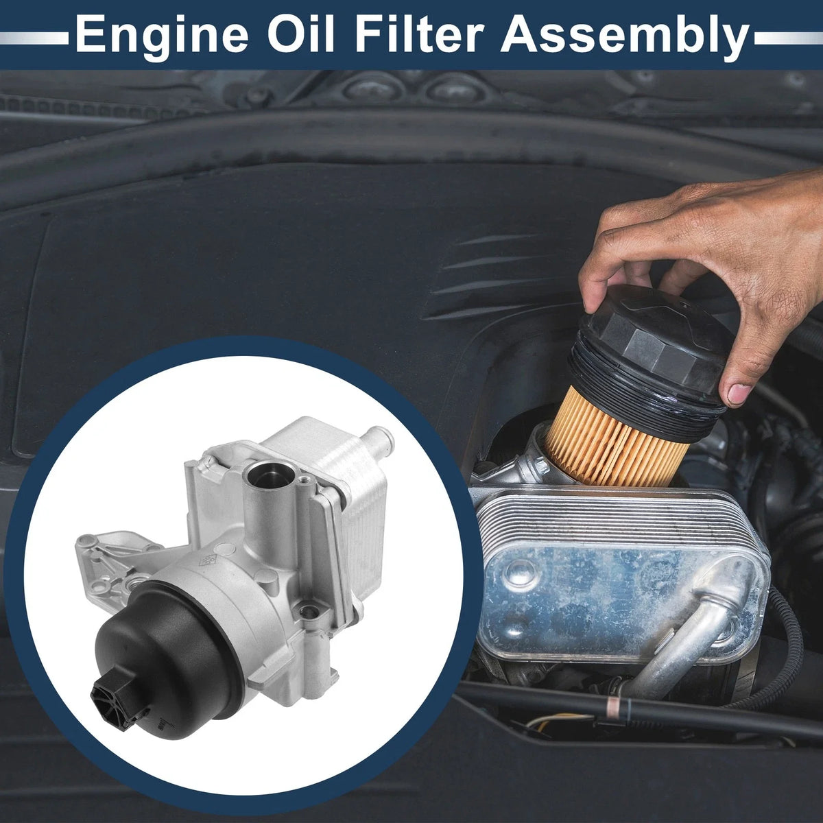 Engine Oil Cooler Filter Housing for Ford Transit (No. 1704068)