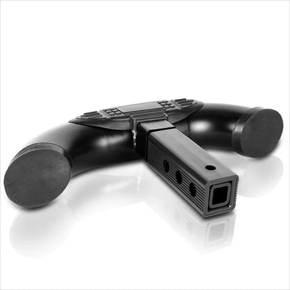 Rear Bumper Trailer Tow Hitch Step for Universal Class III Receivers (1.25"/2")