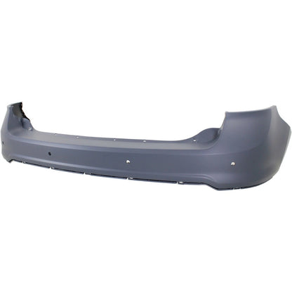 Rear Upper Bumper Cover for Ford Edge (2011–2014) w/ Obj Sensor Holes Primed