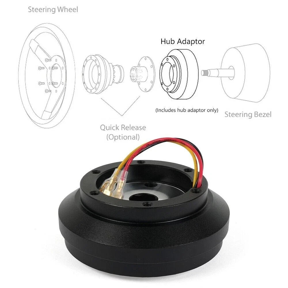 174H 6-Hole Short Thin Hub Adapter Kit for 1984-2004 Ford Mustang
