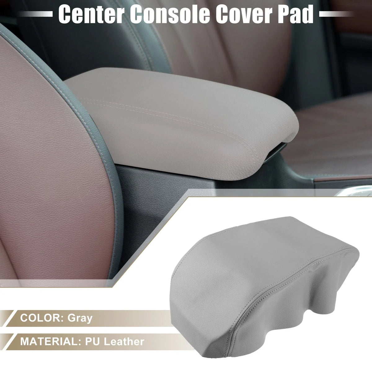Center Console Armrest Cover Trim for Toyota Avalon (2000–2004) Gray