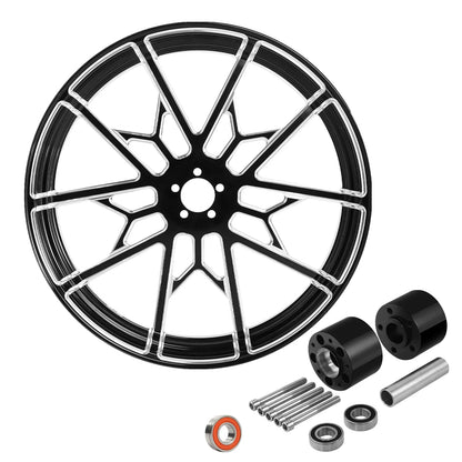 21" Dual Disc Hub Front Wheel Rim 3.5" for Harley Touring 2008-2025